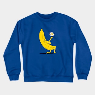 Banana with chamomile Crewneck Sweatshirt